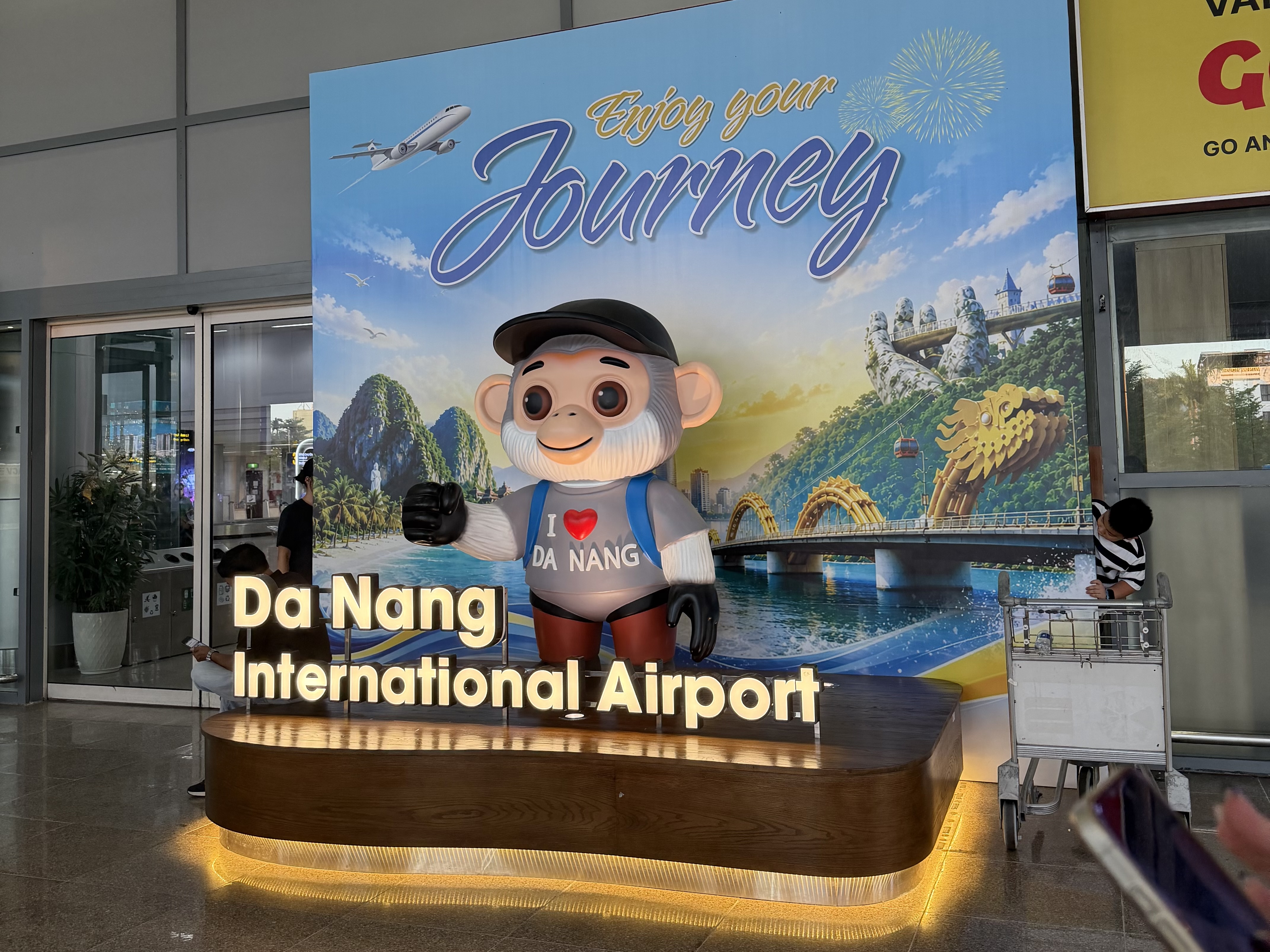 ダナン国際空港国内線の到着ロビー