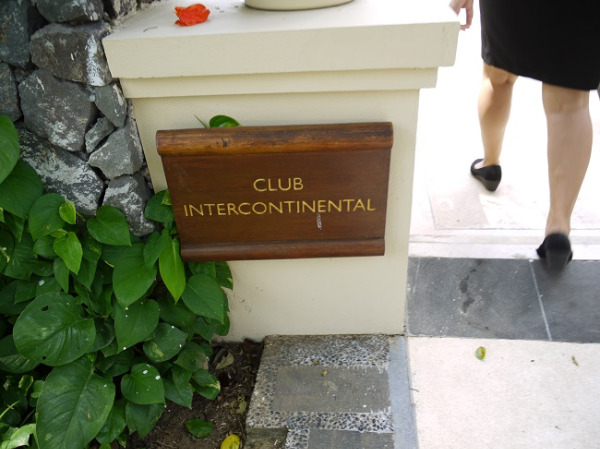 　インターコンチネンタル バリ リゾート　クラブラウンジ入口