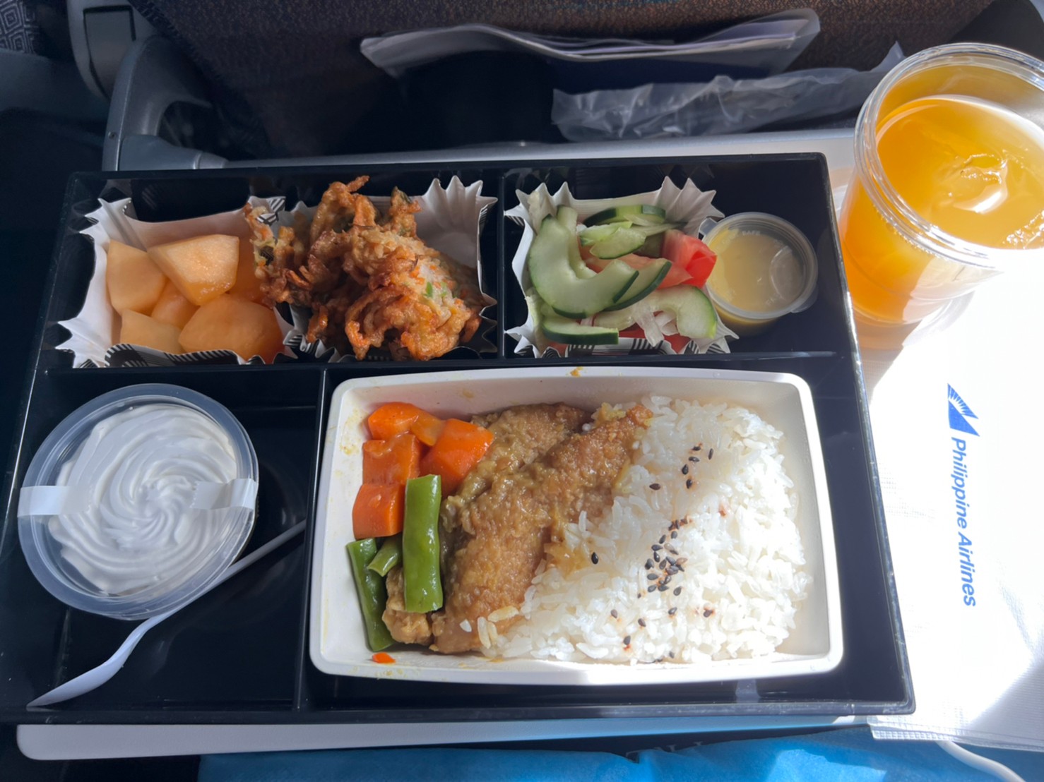 フィリピン航空　機内食
