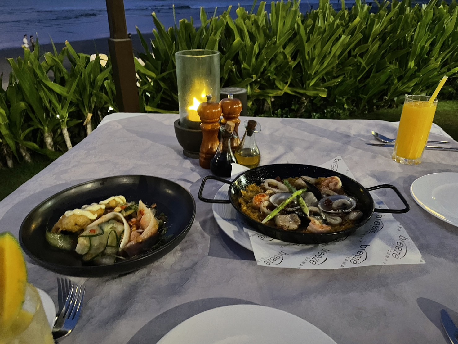 夕食