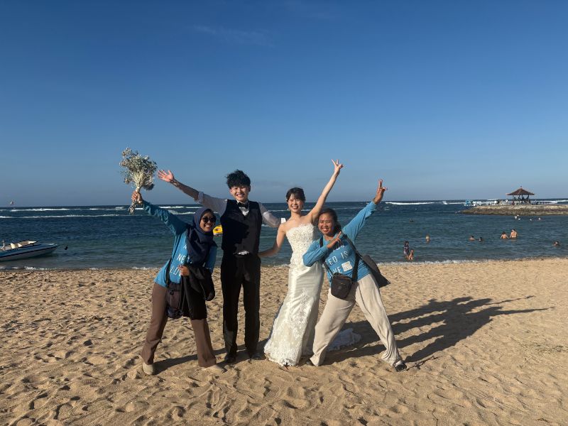 スタッフさんとの写真